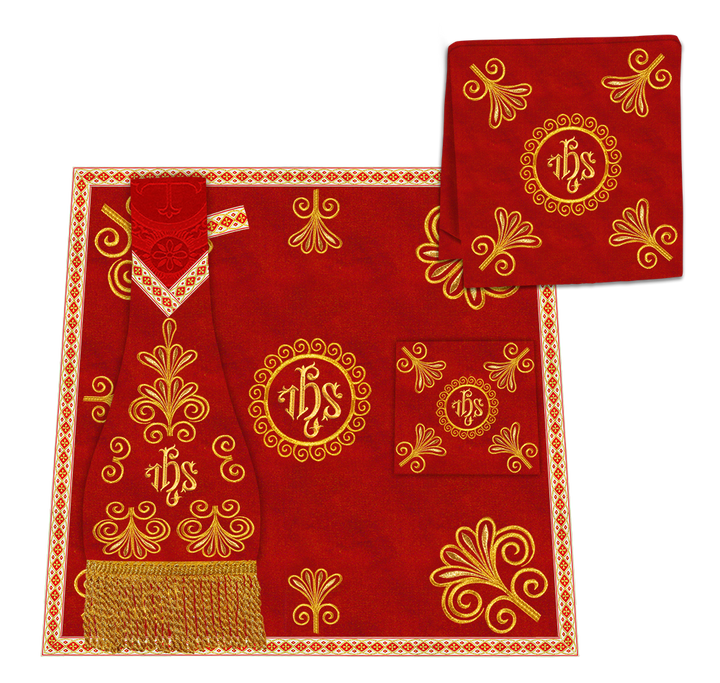 Gothic Cope Vestments With Spiritual Motif and Trims