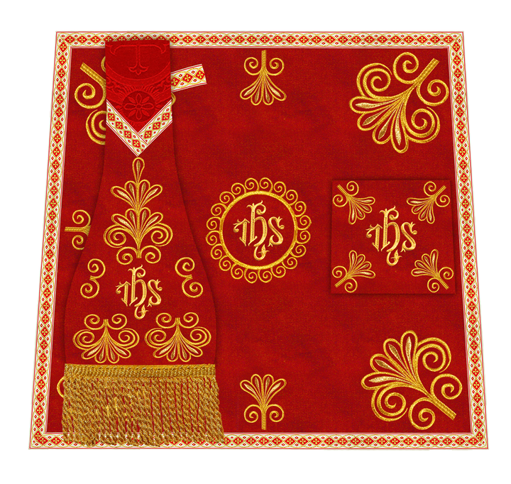 Set of Four Roman Chasuble Vestments