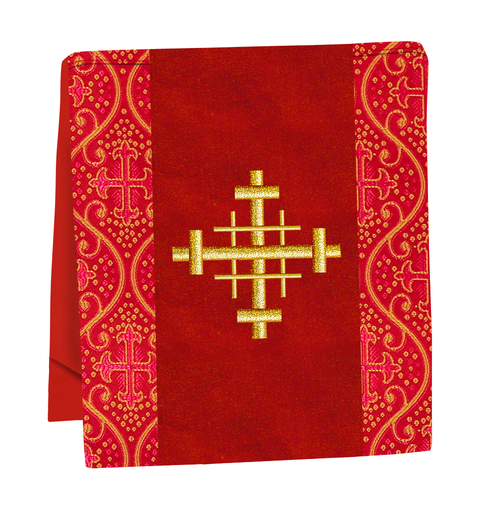 Liturgical Cross Embroidered Mass Set and braided trims