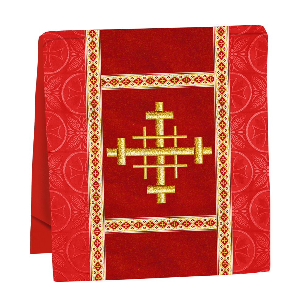 Traditional Altar Mass Set with  Embroidered Motifs