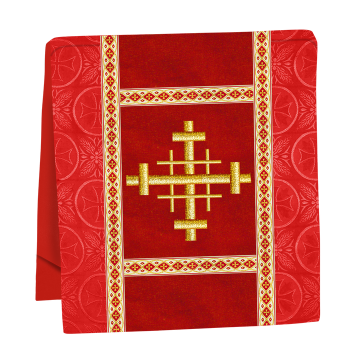 Traditional Altar Mass Set with  Embroidered Motifs