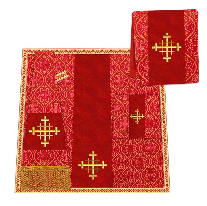 Enhanced Gothic Cope Vestments With Liturgical cross