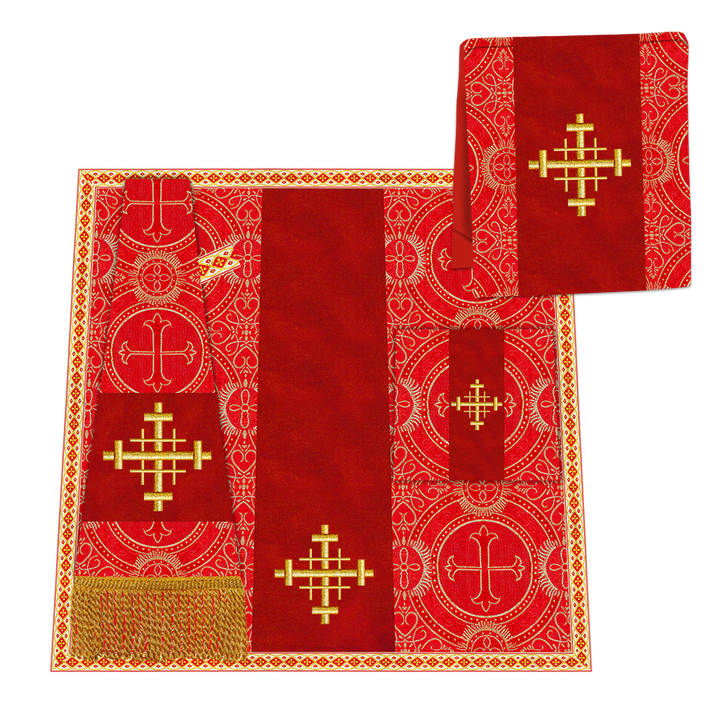 Enhanced Gothic Cope Vestments With Liturgical cross