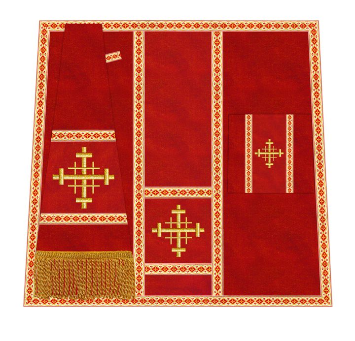 Liturgical Mass set with Cross