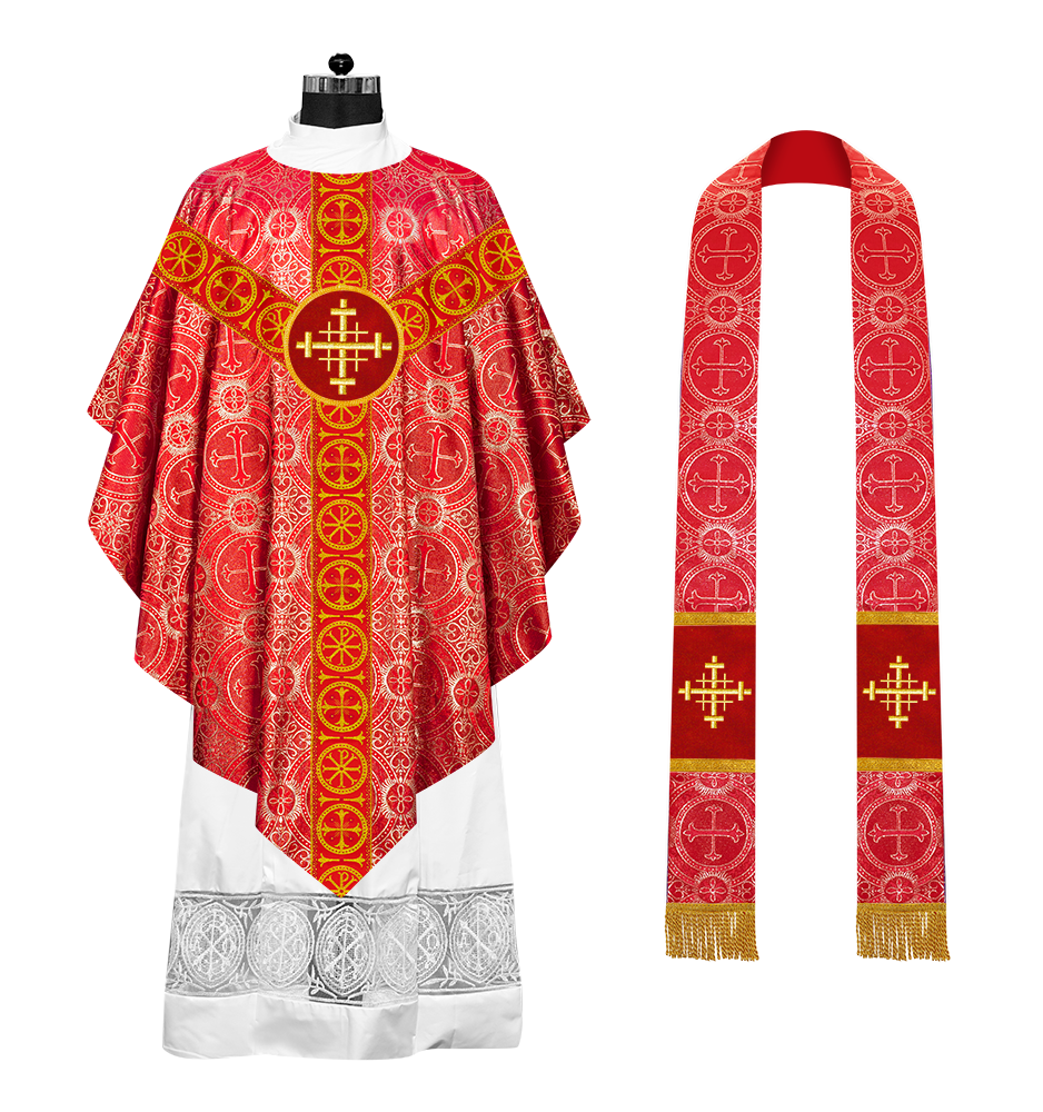 Pugin Chasuble with Designer orphrey