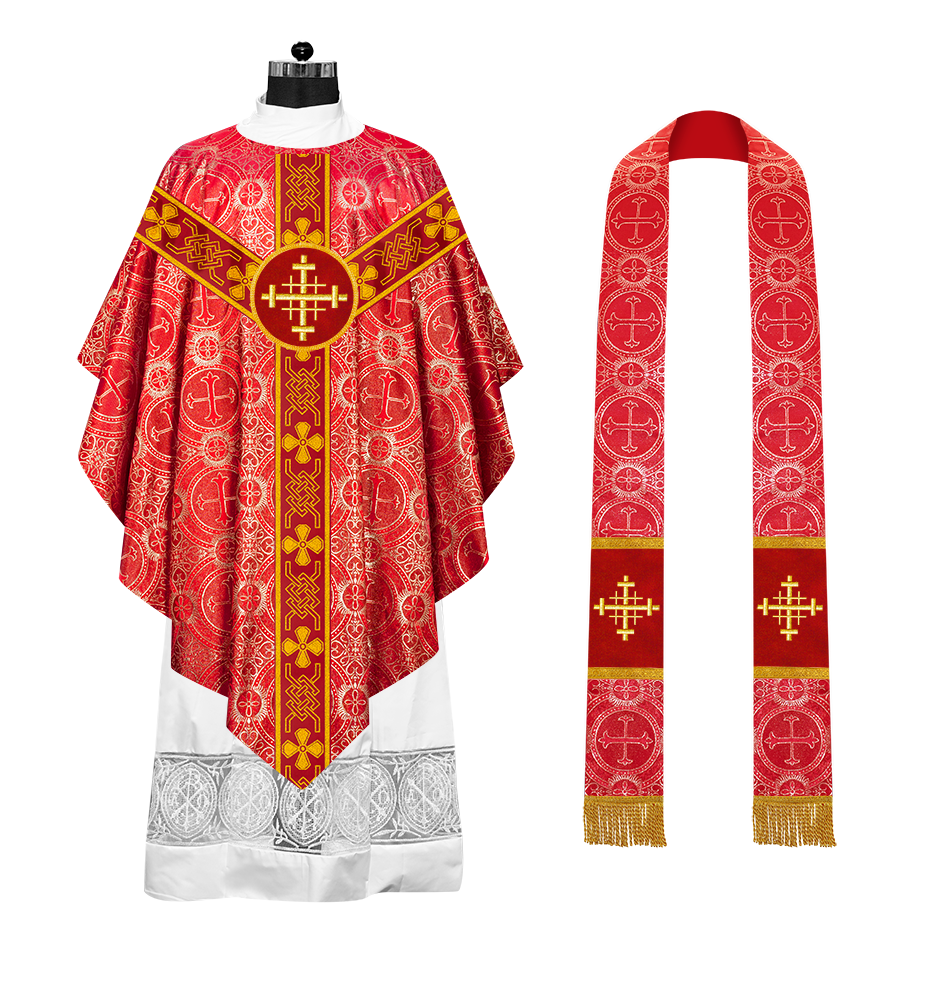 Pugin Chasuble with Designer orphrey