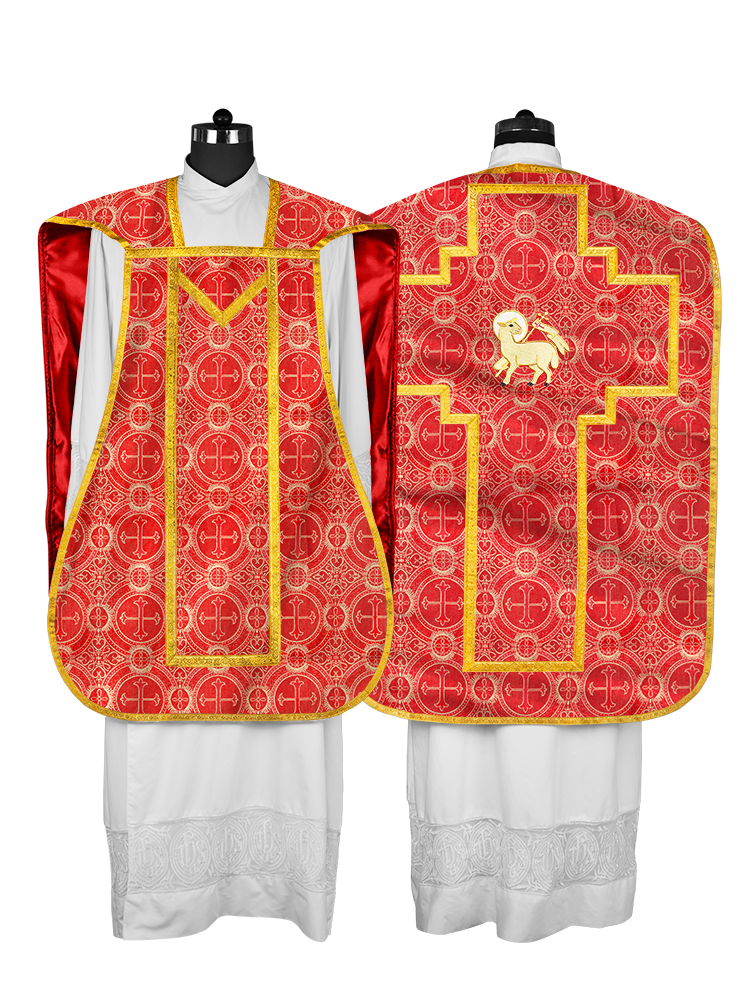 Roman Chasuble with adorned motif