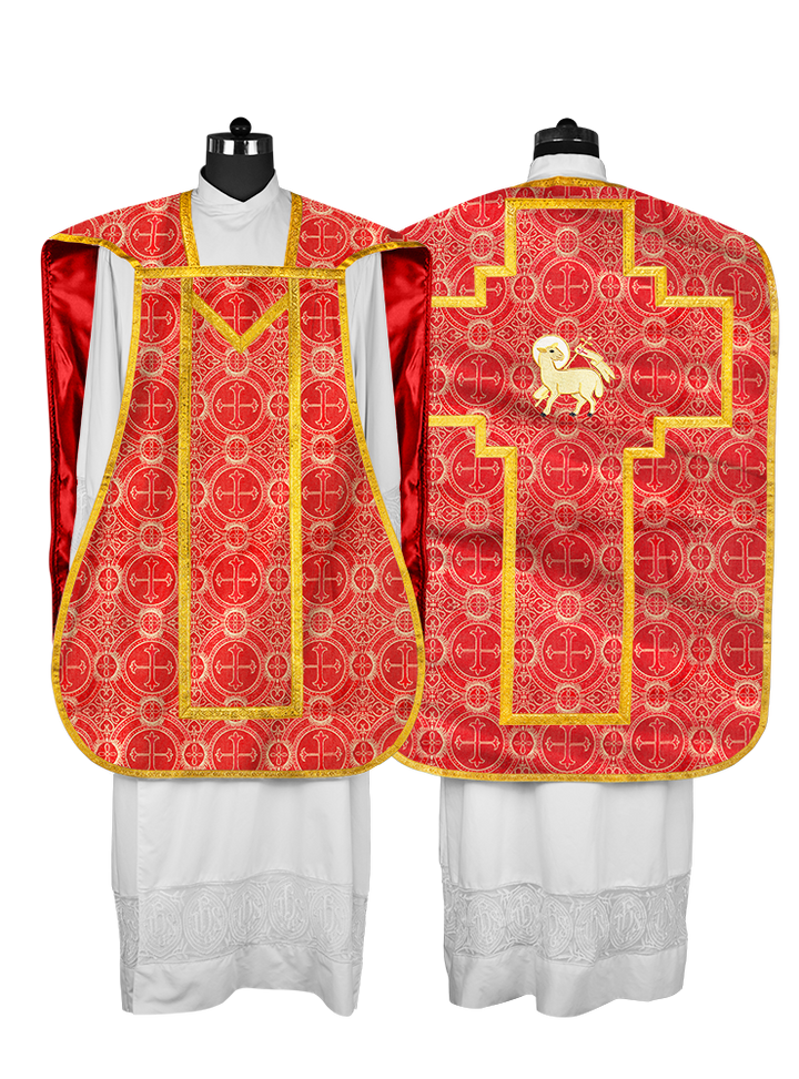 Roman Chasuble with adorned motif