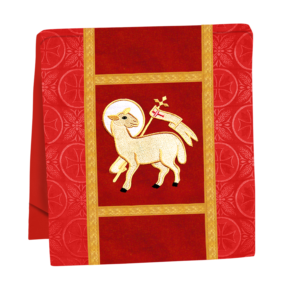 Handcrafted Altar Mass Set with Embroidered Motif