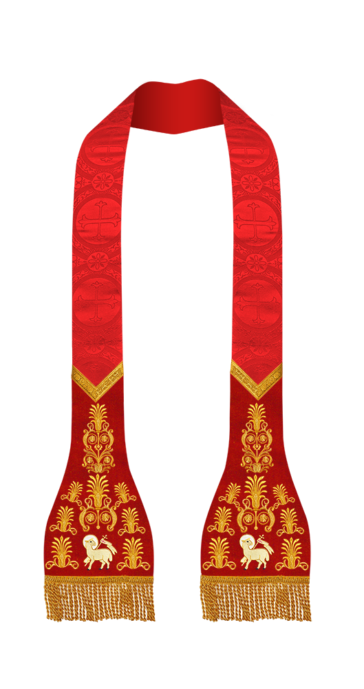 Roman Stole with embroidered motif