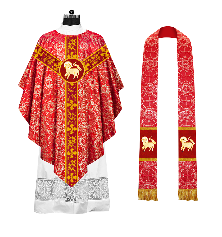 Pugin Chasuble with Designer orphrey