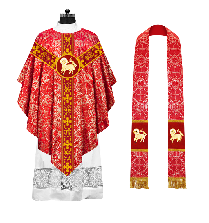 Pugin Chasuble with Designer orphrey