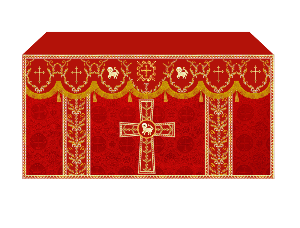Church Altar Parament with Trims