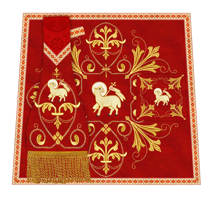 Spiritual Embroidery Mass Set Vestment