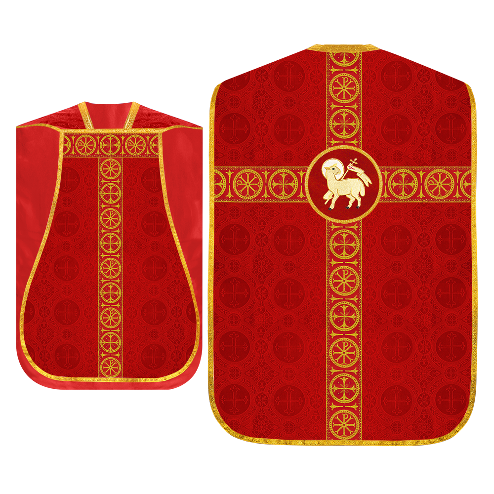 Roman Chasuble with Adorned Orphrey