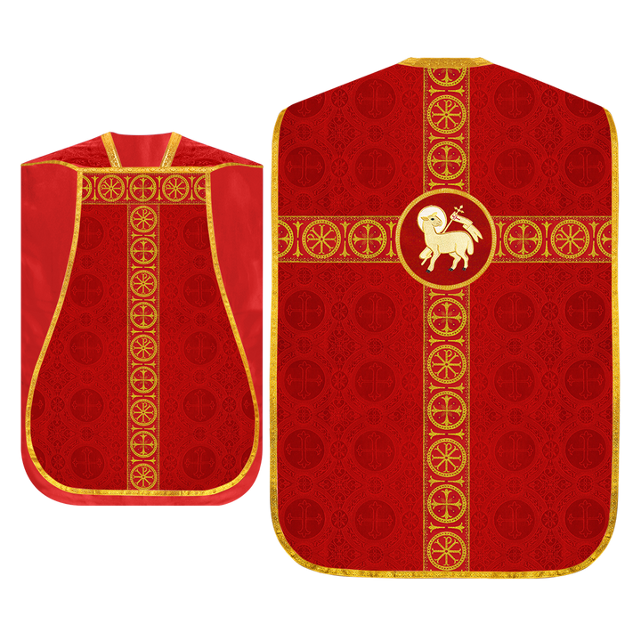 Roman Chasuble with Adorned Orphrey