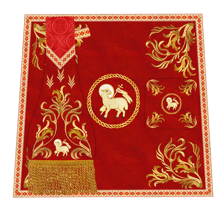 Mass Set with Intricate Embroidered Motif