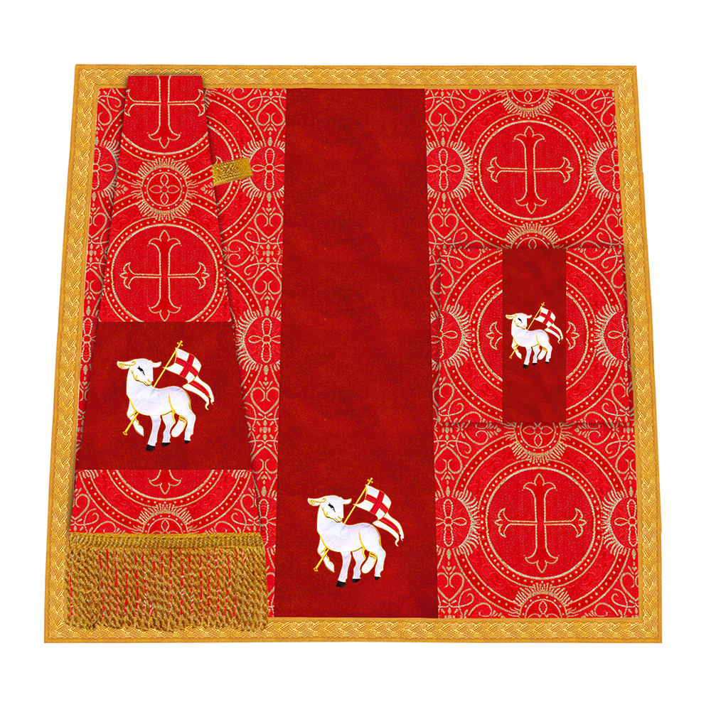 Liturgical Altar Mass Set with adorned motif