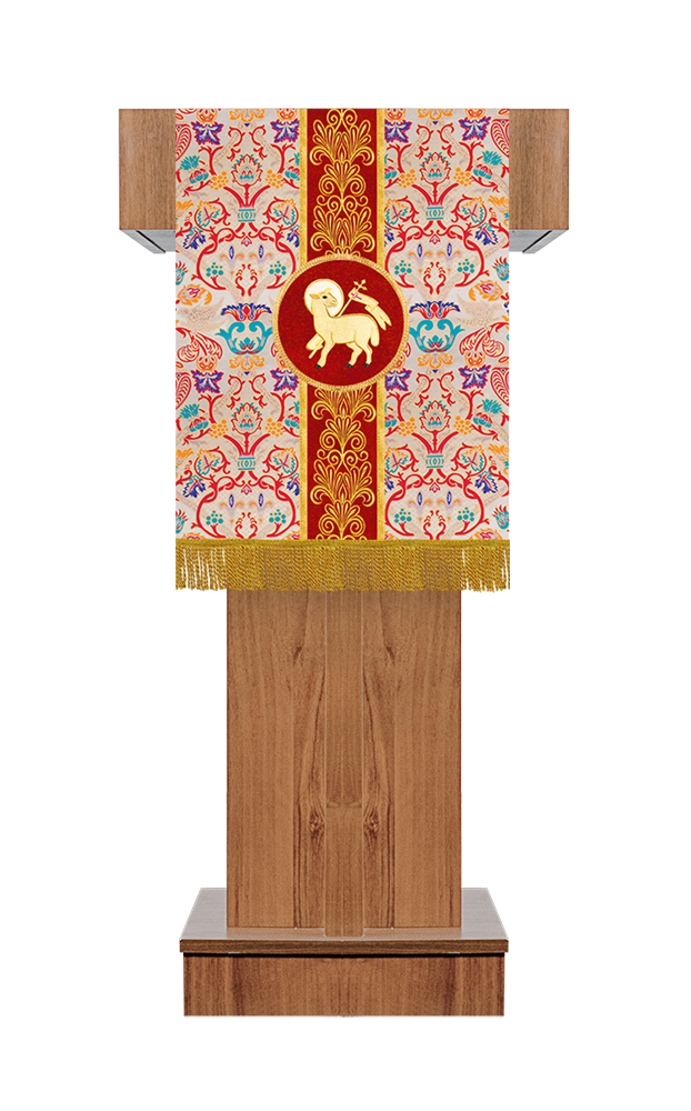 Tapestry Pulpit/Lectern with Spiritual Motif