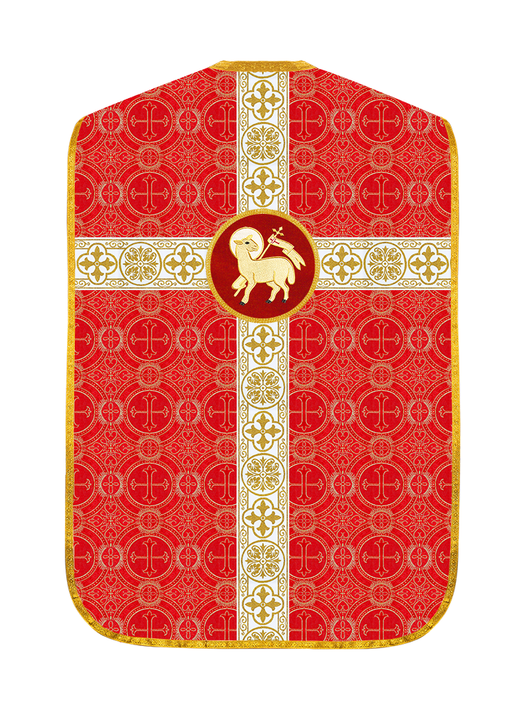 Roman Catholic Chasuble with Spiritual Motif