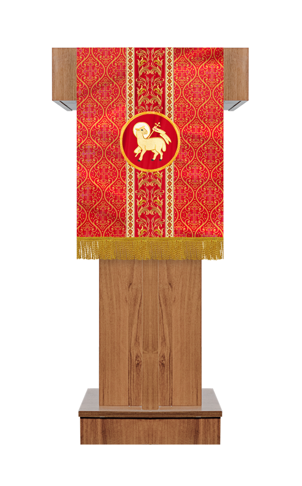 Altar Cloth with Liturgical Motif and Trims