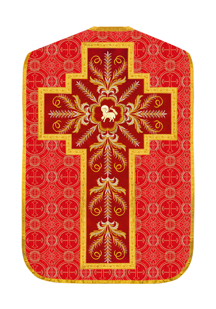 Roman Chasuble with liturgical motifs