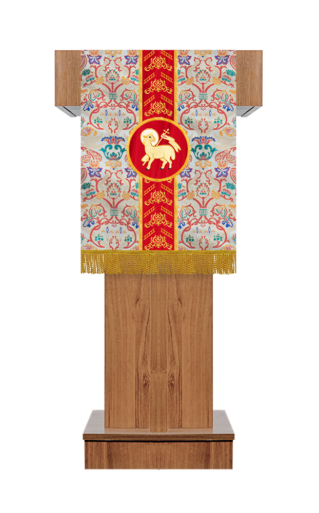 Tapestry Pulpit/Lectern with Woven Braids