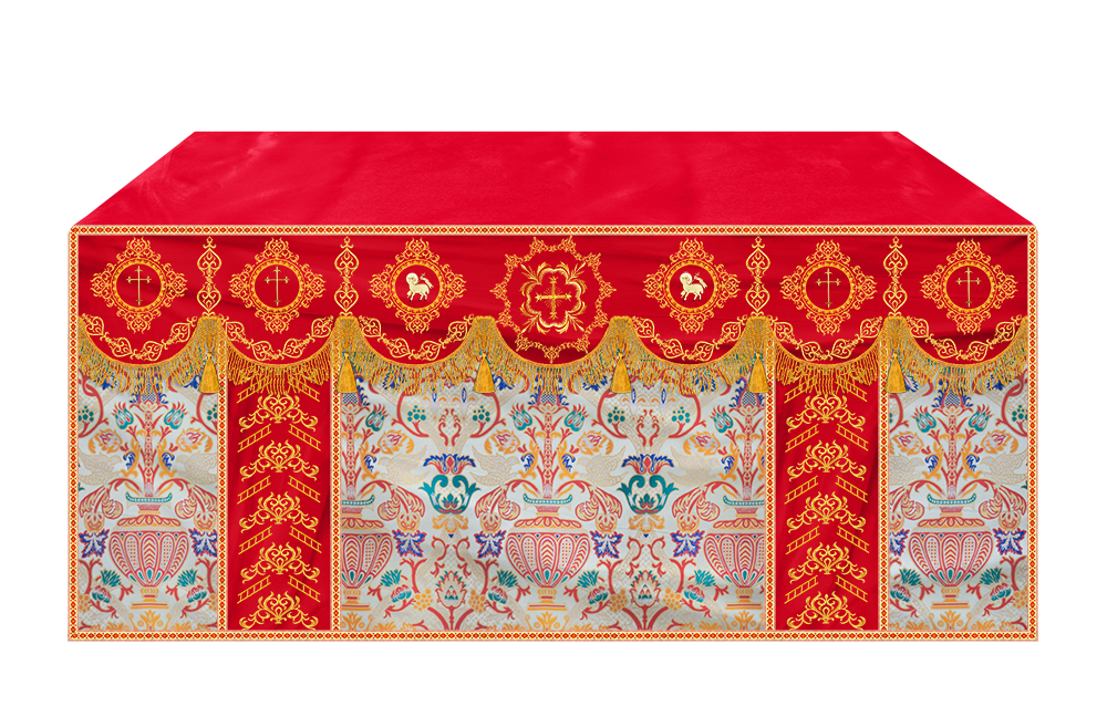 Embroidered Tapestry Altar Cloth