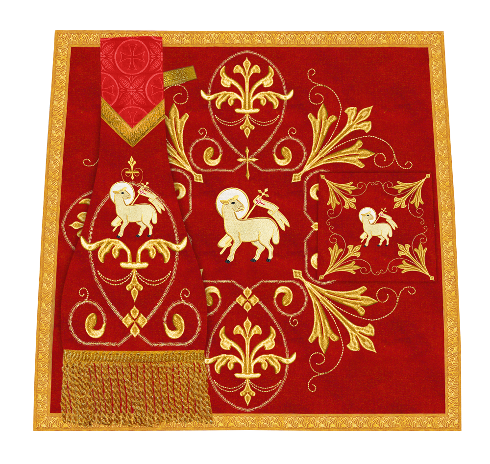 Exquisite Altar Cloth with Intricate Embroidery