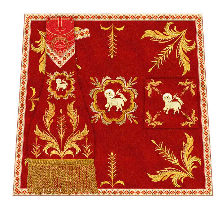 Borromean Chasuble Vestment With Liturgical Trims