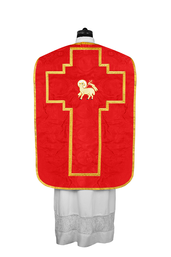 Roman Chasuble with adorned motif