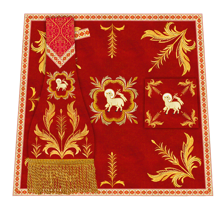 Borromean Chasuble Vestment With Liturgical Trims