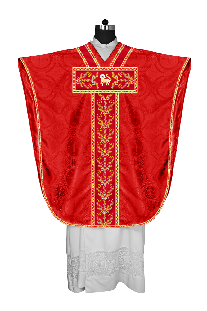 Borromean Chasuble Vestment With Liturgical Trims