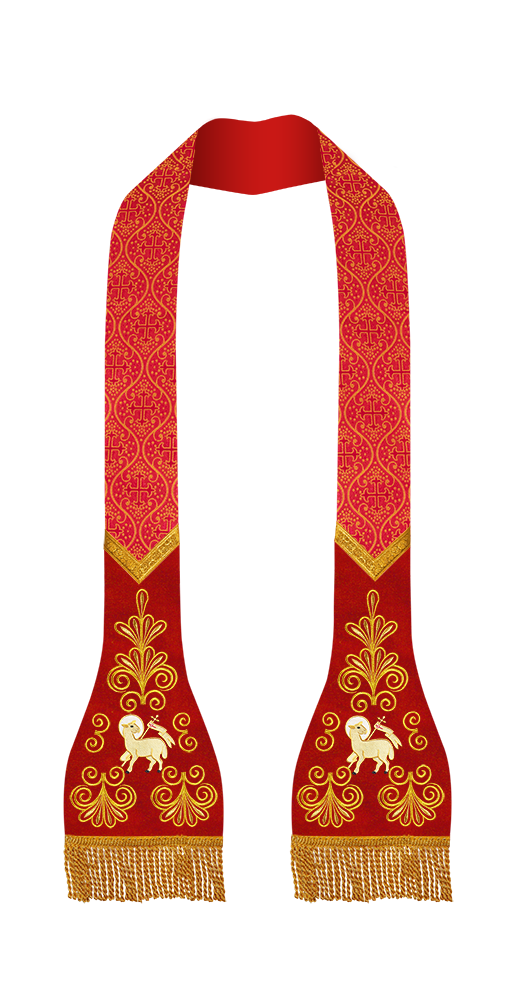 Roman Stole with Liturgical motif