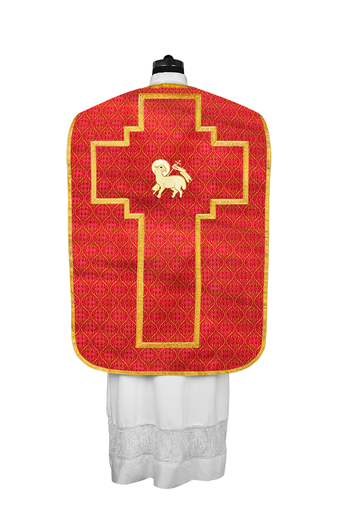 Roman Chasuble with adorned motif
