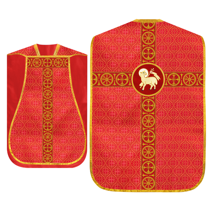 Roman Chasuble with Adorned Orphrey