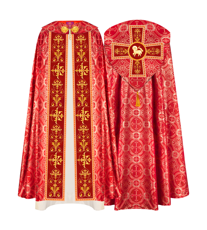 Gothic Cope Vestments With Colour Trims