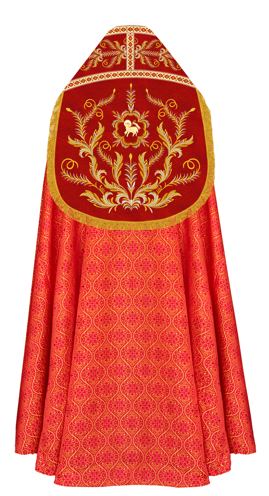 Traditional Embroidered Roman Cope Vestment