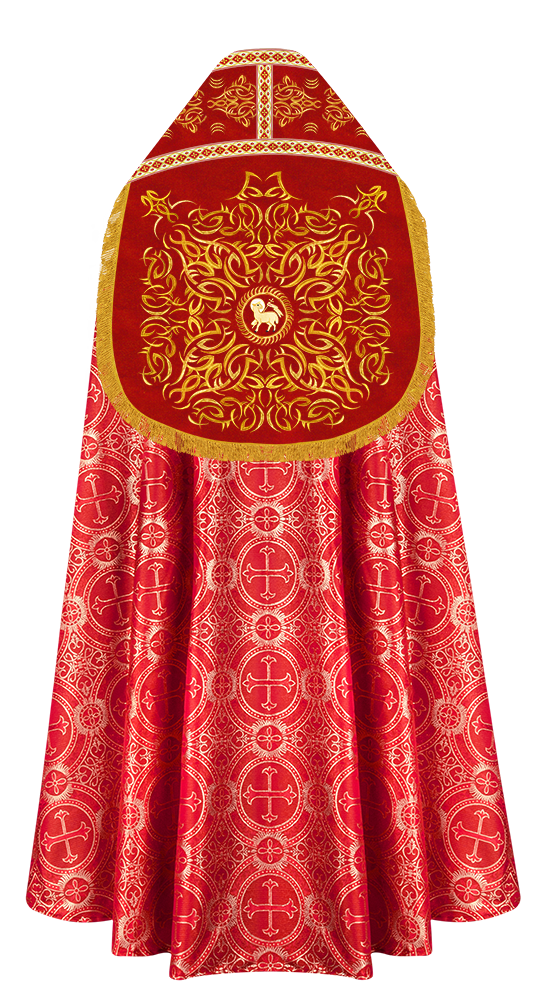 Traditional Embroidered Roman Cope Vestment