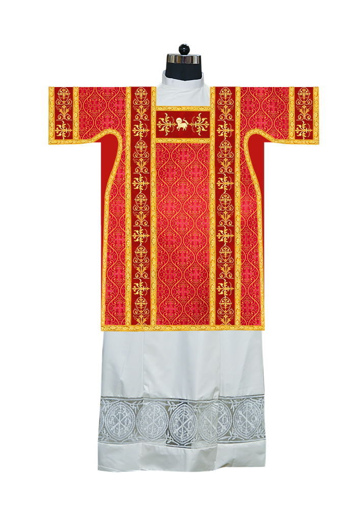 Tunicle Vestment with Adorned Orphrey