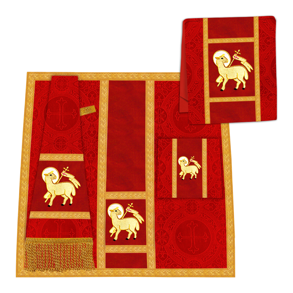 Casulla romana bordada 