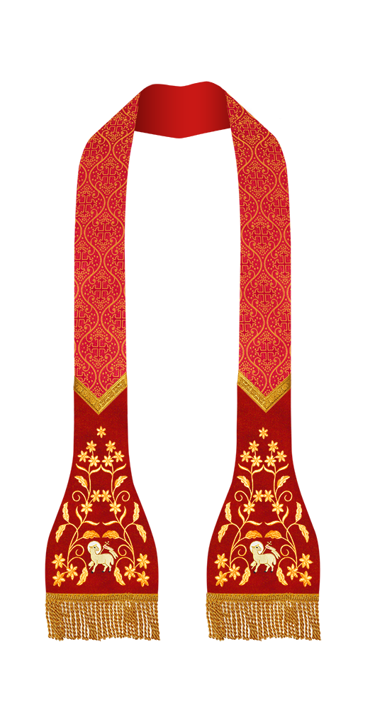 Roman Stole with Floral design