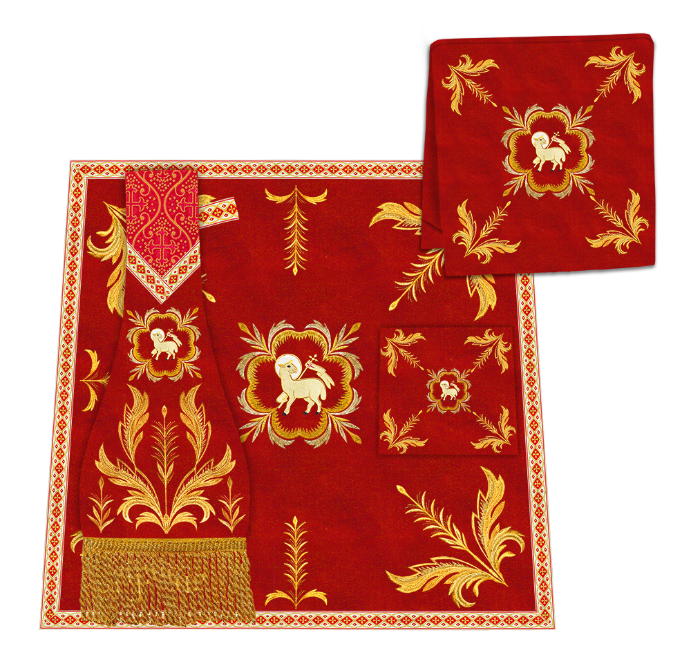 Monastic chasuble Vestments With Detailed braids and trims