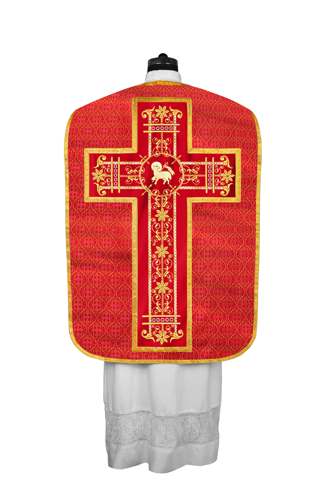 Vestimentas católicas con espalda de violín 