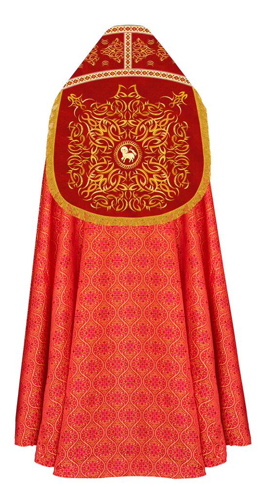 Traditional Embroidered Roman Cope Vestment