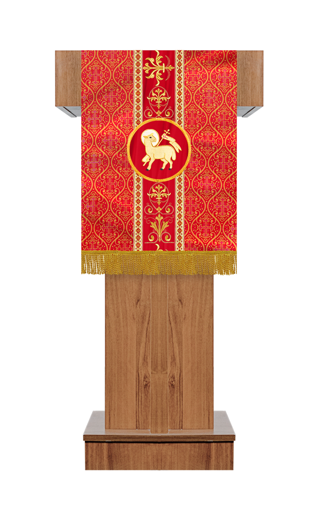 Altar Cloth with Spiritual Motif and Trims