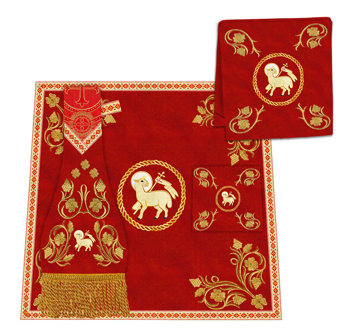 Borromean Chasuble Vestment With Grapes Embroidery and Trims
