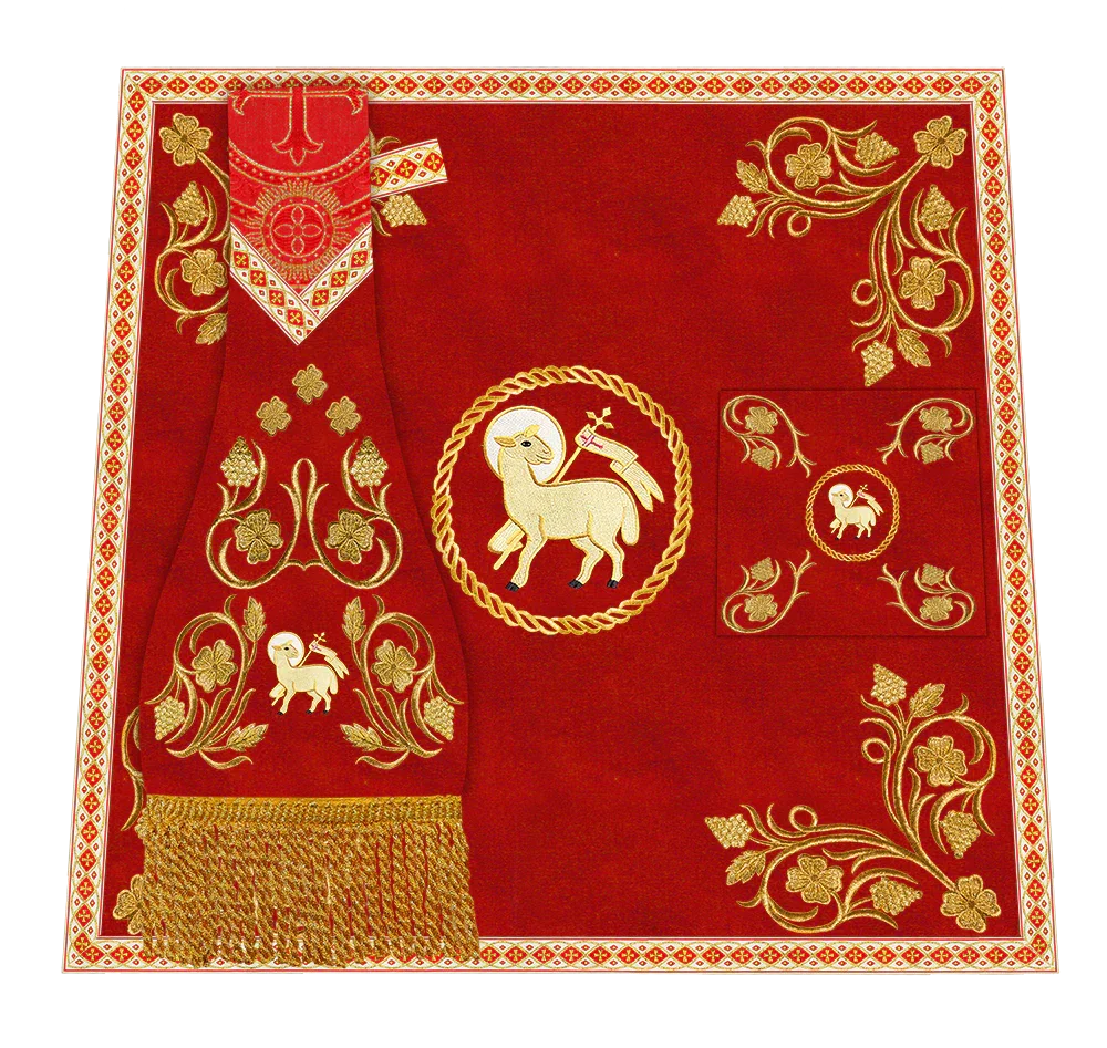 Church Mass Set Grapes Embroidery - PSG VESTMENTS