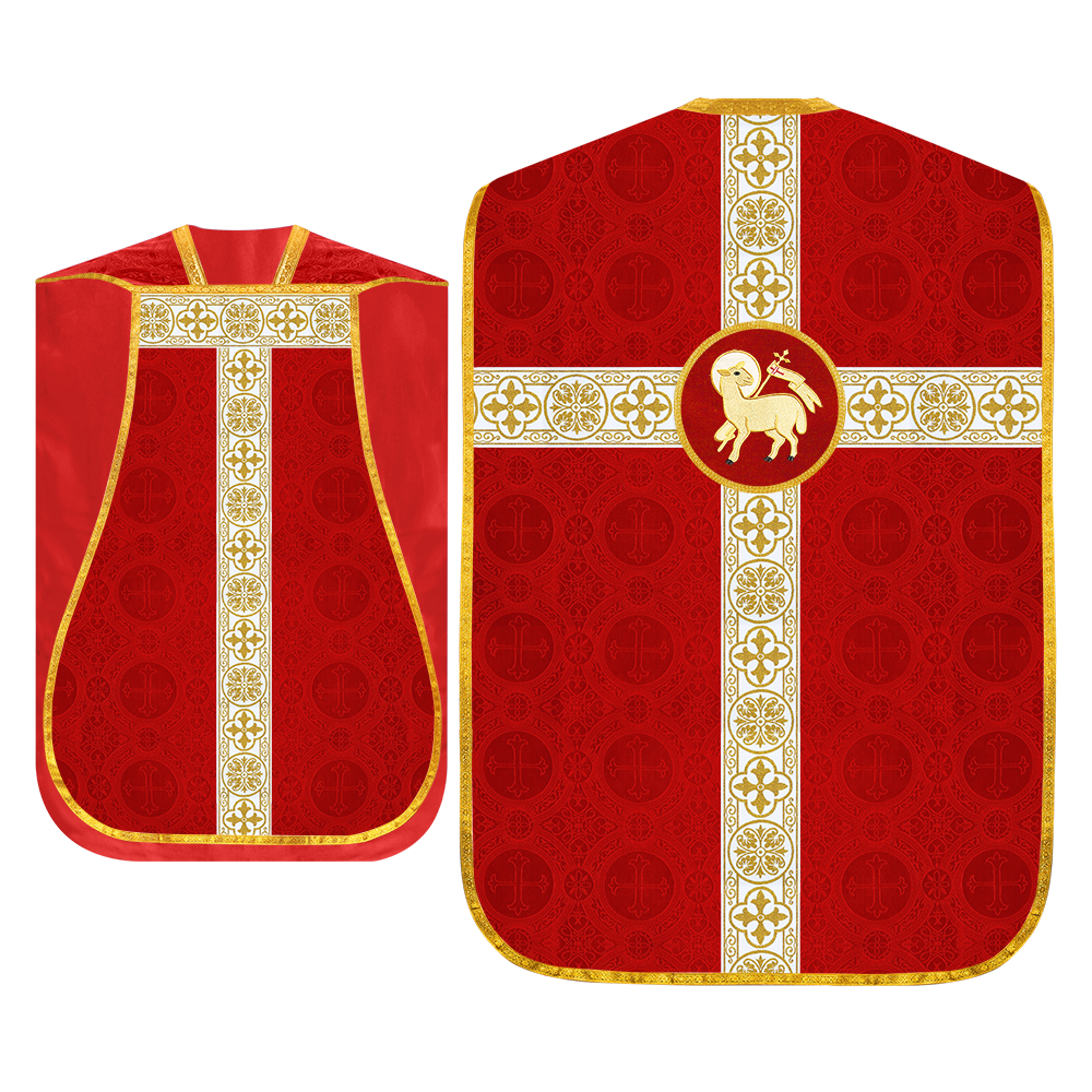 Roman Catholic Chasuble with Spiritual Motif