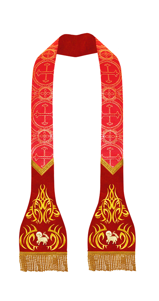 Roman Stole with Spiritual motif